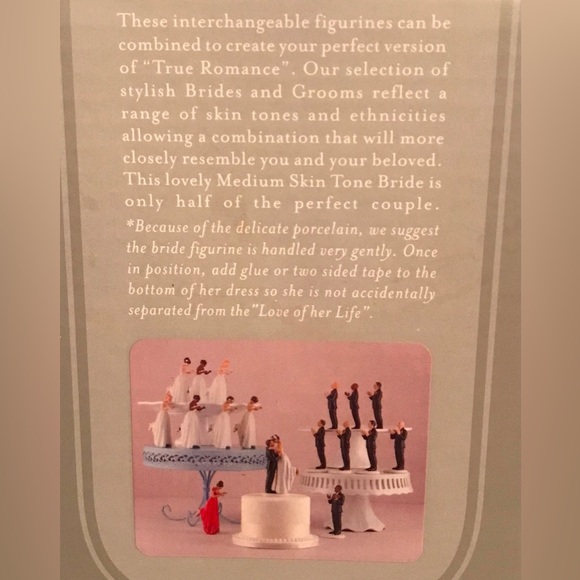 True Romance Cake Toppers: Bride + Groom - Picture 9 of 12